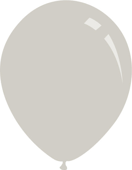 A rendition of a Decomex latex balloon in the colour Pastel Deco Grey