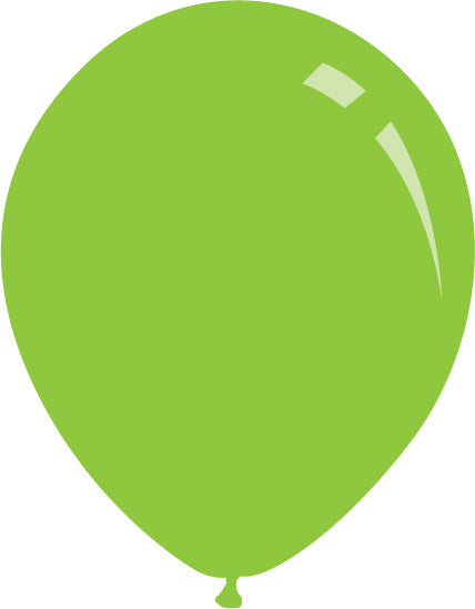 A rendition of a Decomex latex balloon in the colour Pastel Deco Lime Green