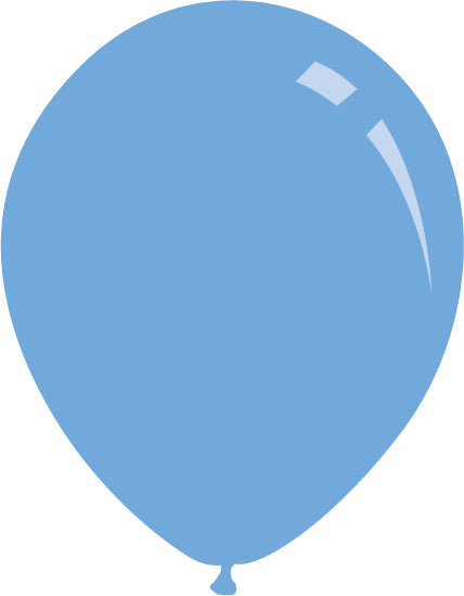 A rendition of a Decomex latex balloon in the colour Pearl Metallic Azure