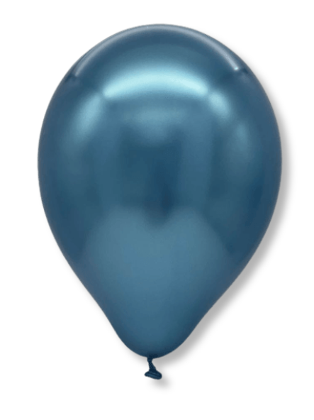 A rendition of a Decomex latex balloon in the colour Luster Blue