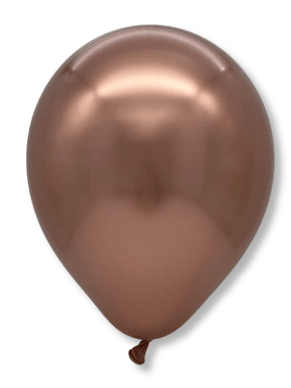 A rendition of a Decomex latex balloon in the colour Luster Rose Gold